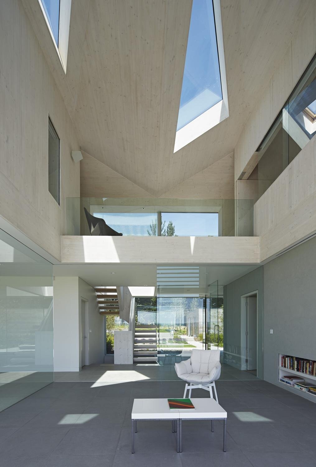 The completed Sussex House, a timber-clad new build home
