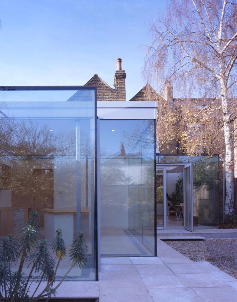 Wimbledon House, a glass box extension to a Victorian terrace